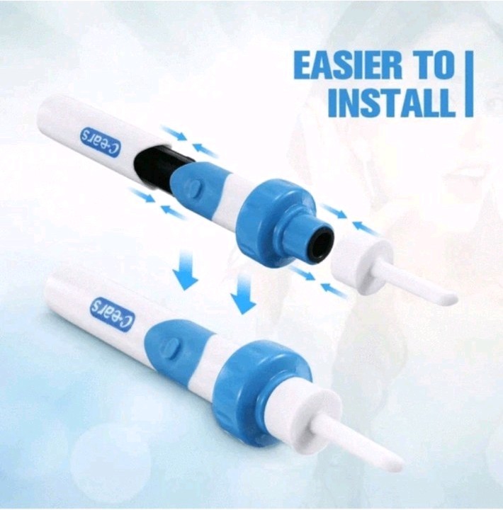 Deo Cross C-Ears Pocketsize Electric Ear Wax Cleaner Absorb & Vibrate New In Box