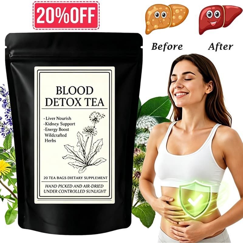 20 Bags Jamaican Healing Garden Blood Detox Tea, Chef Tijani Blood Detox Tea