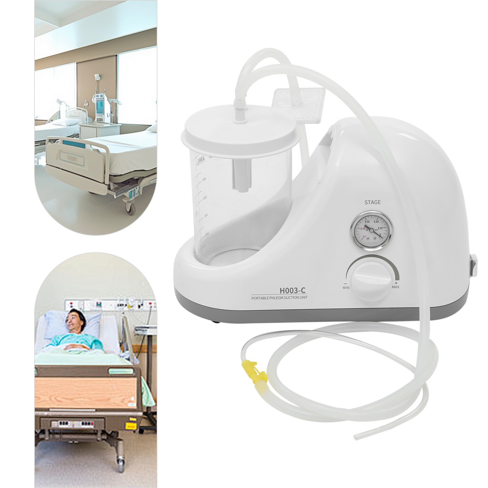 Portable Phlegm Suction Machine, Portable Phlegm Suction Unit AC 110V 250W