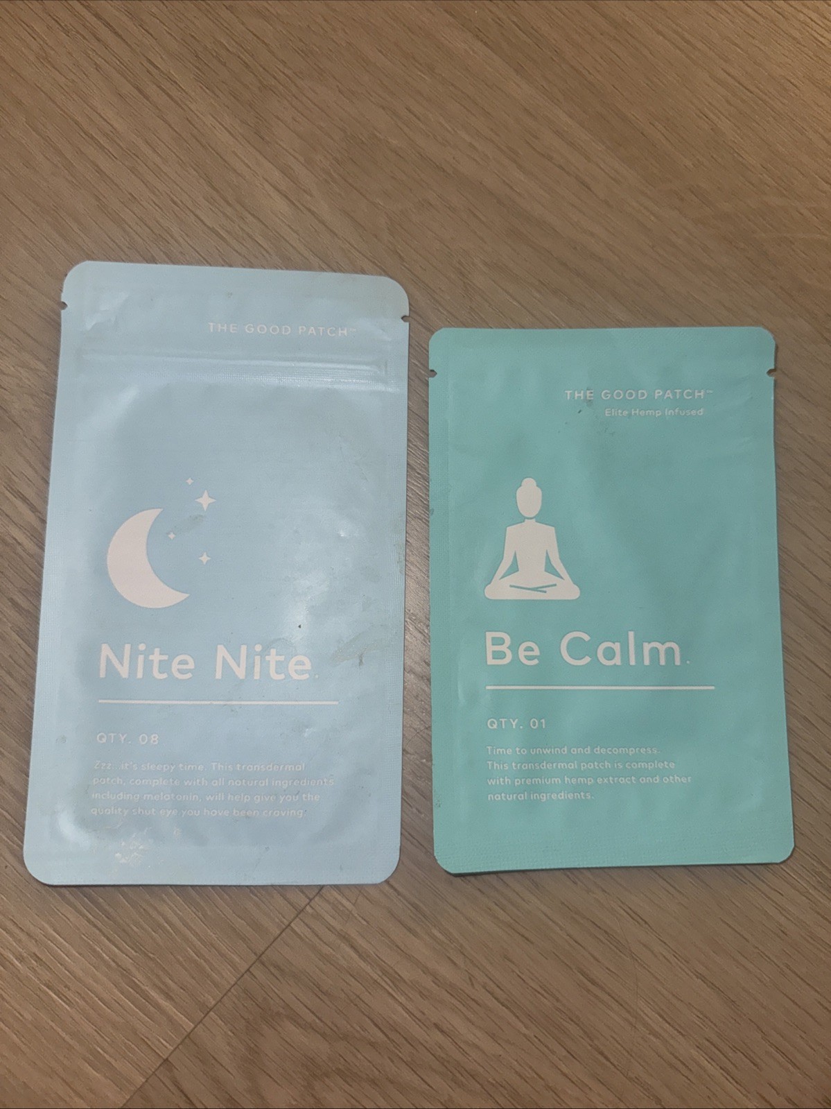 The Good Patch – Pack of 2 – Be Calm & Nite Nite Patches