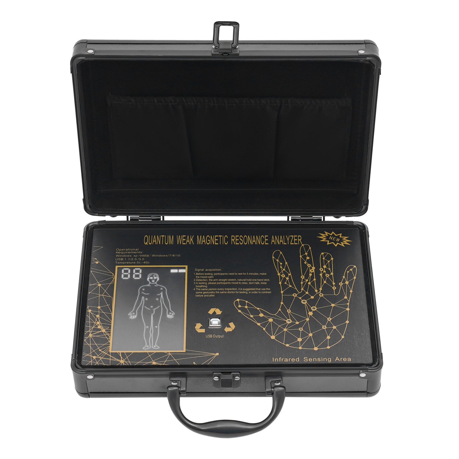 Quantum Magnetic Resonance Body Analyzer & Scanner For Health Analysis Home Use
