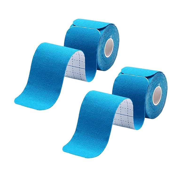 2 Roll Kinesiology Tapes Precut Elastic Tapes for Muscle Pain Relief 2in x 5Yds