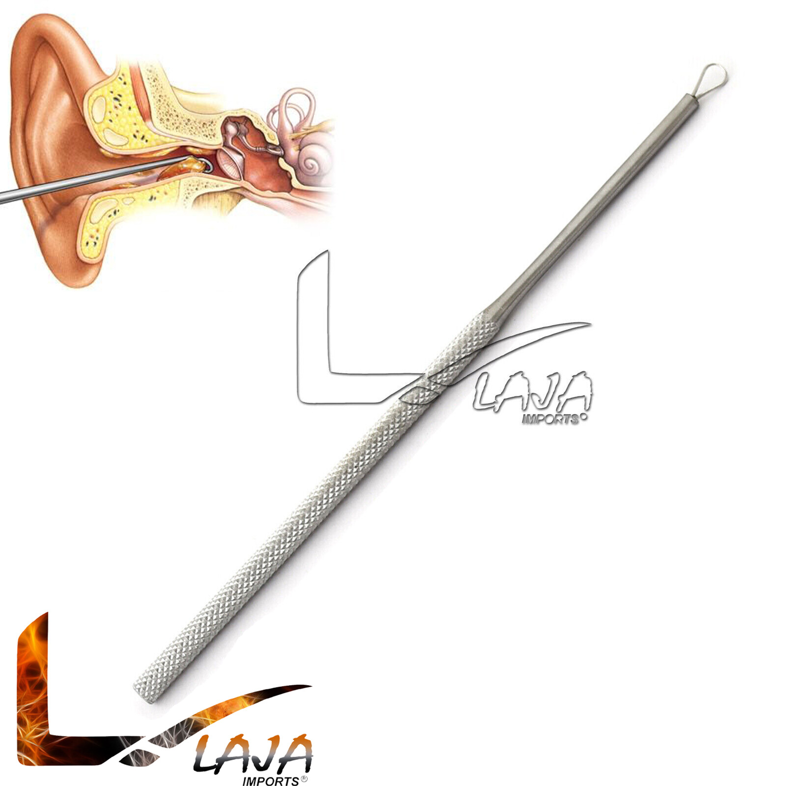 Ear Wax Remover Billeau Ear Cleaner Loop Size (Large) 6.5» ENT Instruments