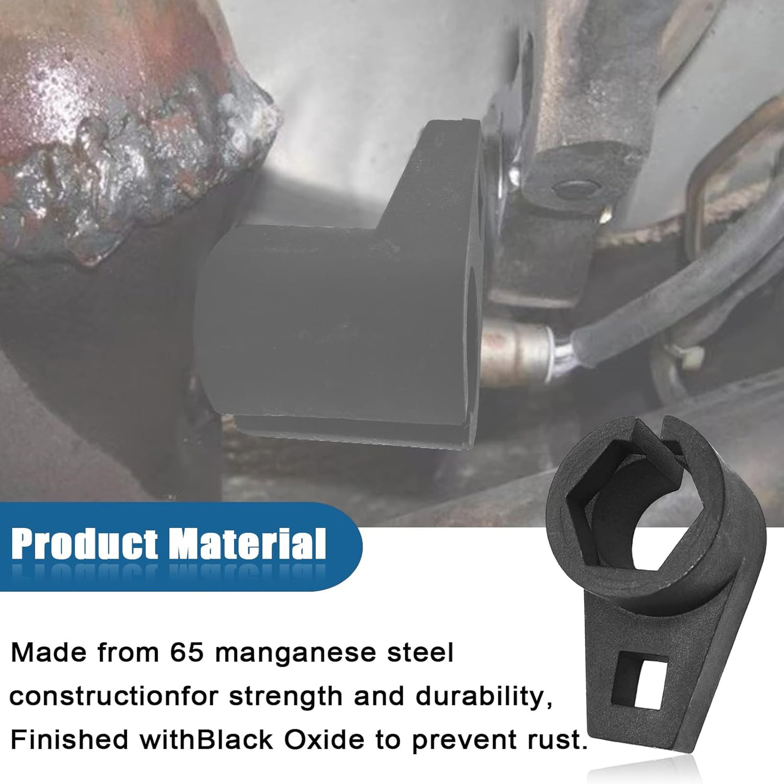 Oxygen Sensor Socket Offset Wrench Remover Tool 3/8 Inch Drive 7/8 Inch 22mm