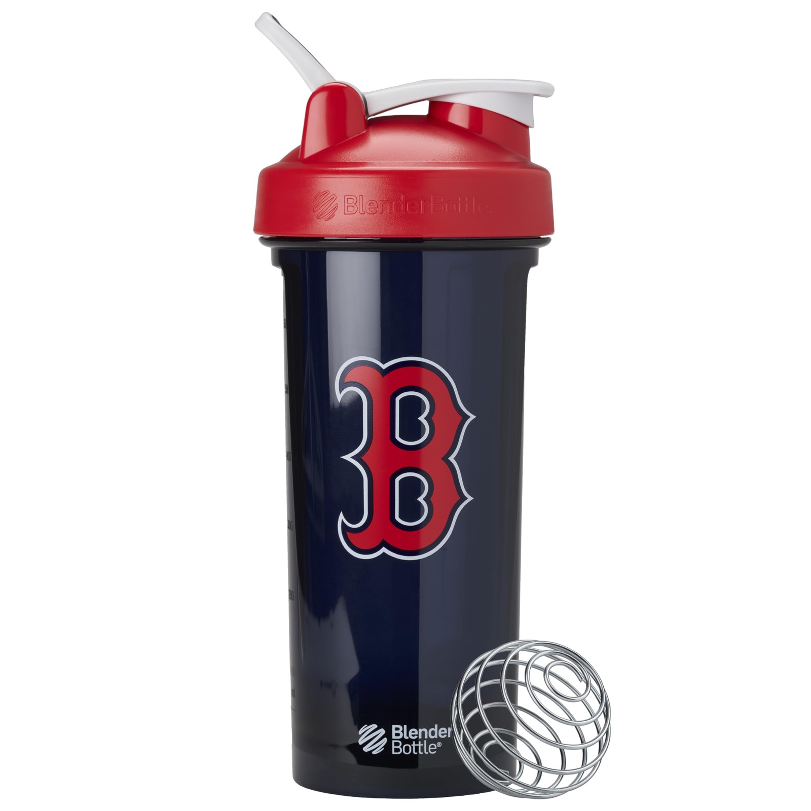 Shaker Bottle 28 Ounce Protein Mixer Boston Red Sox BlenderBottle Pro Series