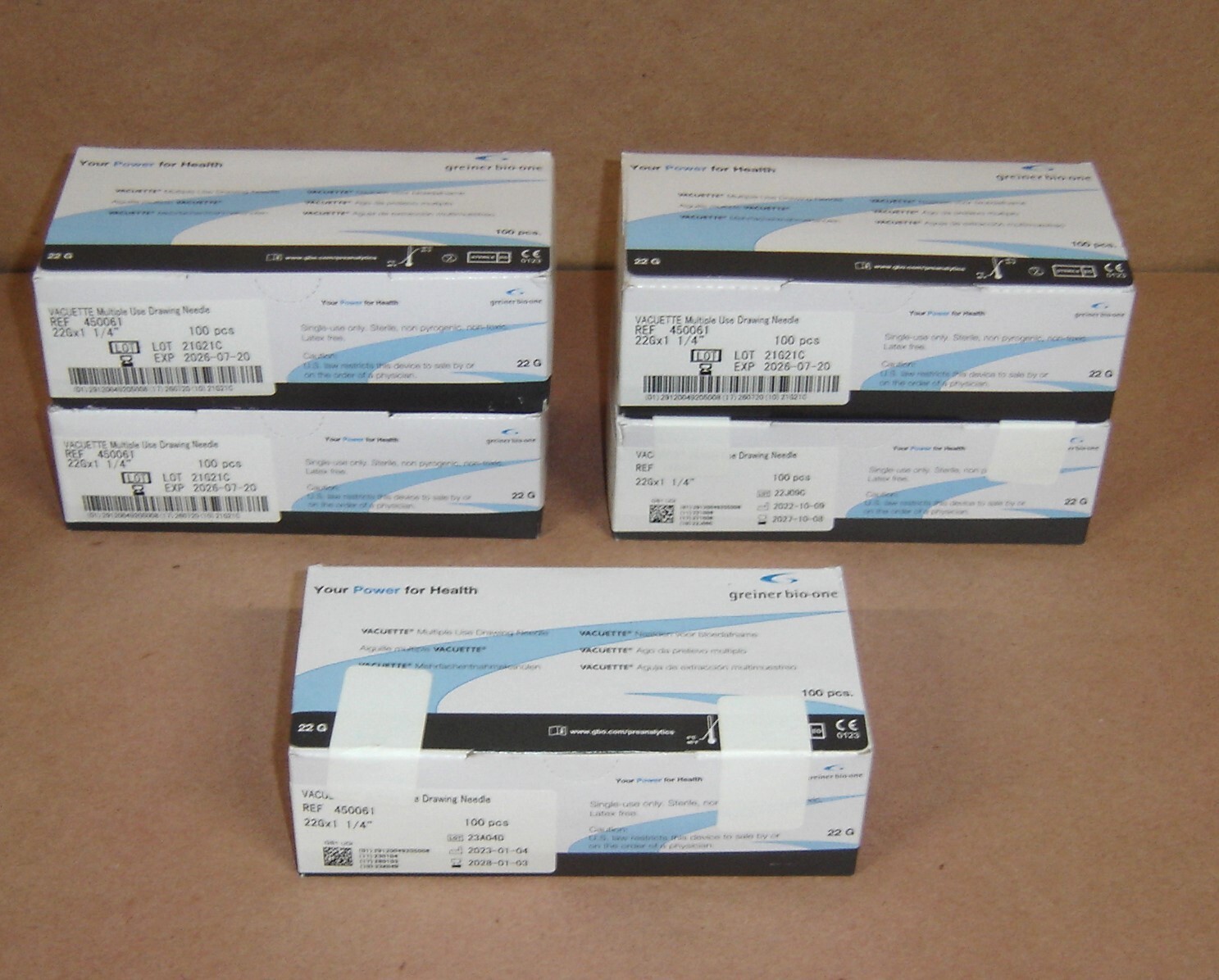 Vacuette Multiple Use Drawing Needle – 100PCS, Lot of 5 Boxes ~ Greiner Bio-One