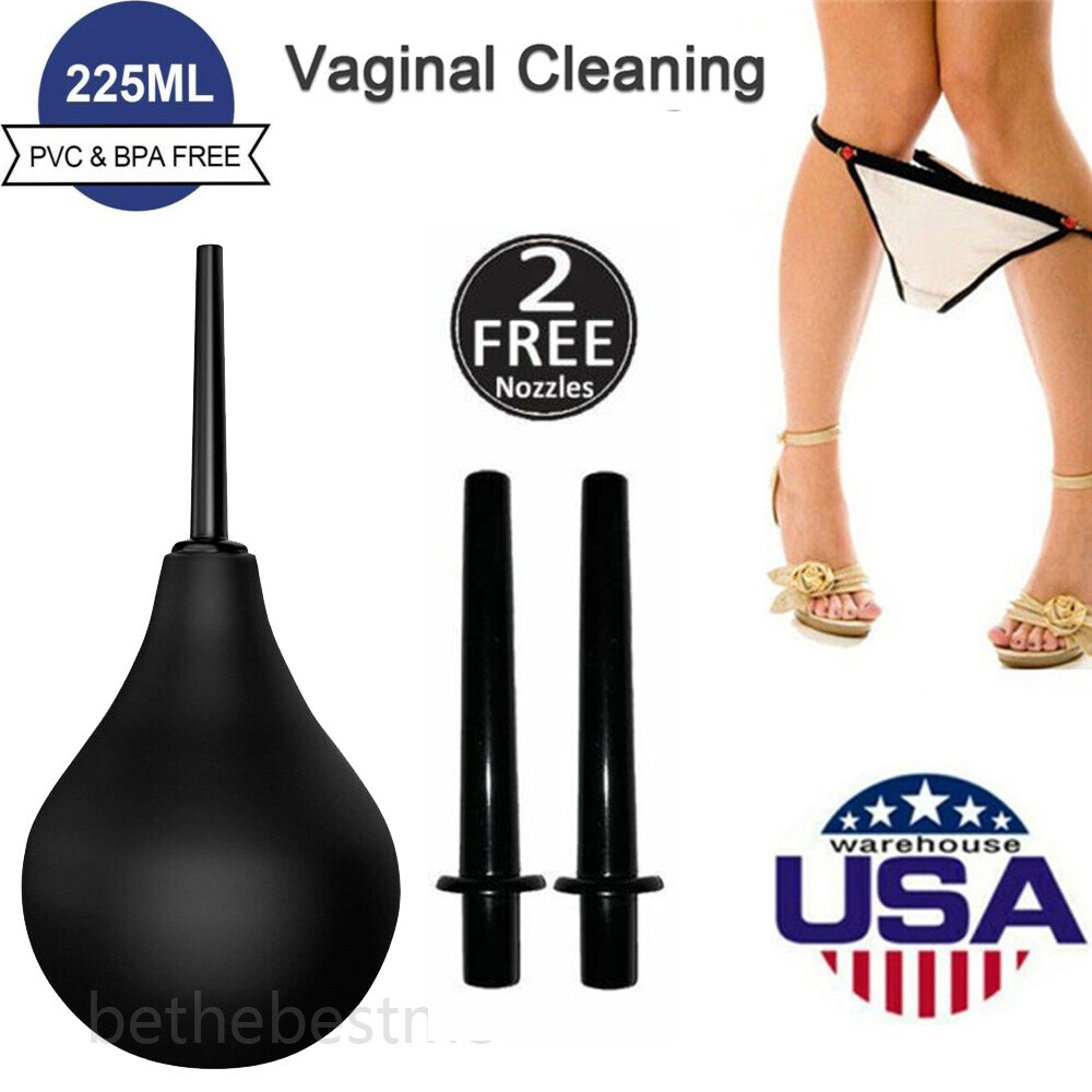 225ml Anal Vaginal Bulb Douche Colonic Irrigation Rubber Enema Bag Cleaner Kit