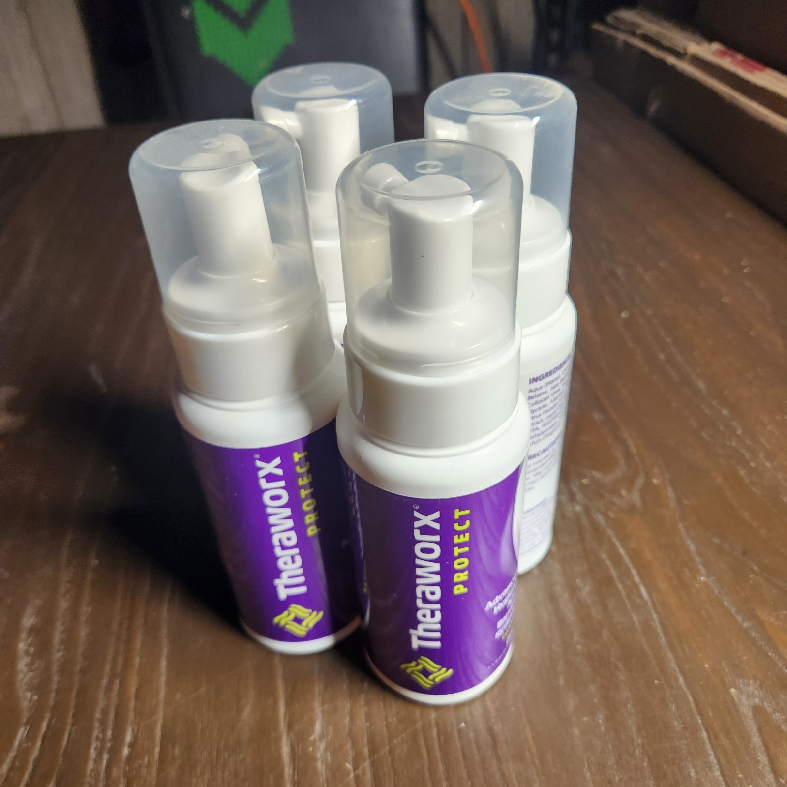 4 Pack Theraworx Protect Advanced Hygiene And Barrier System Foam