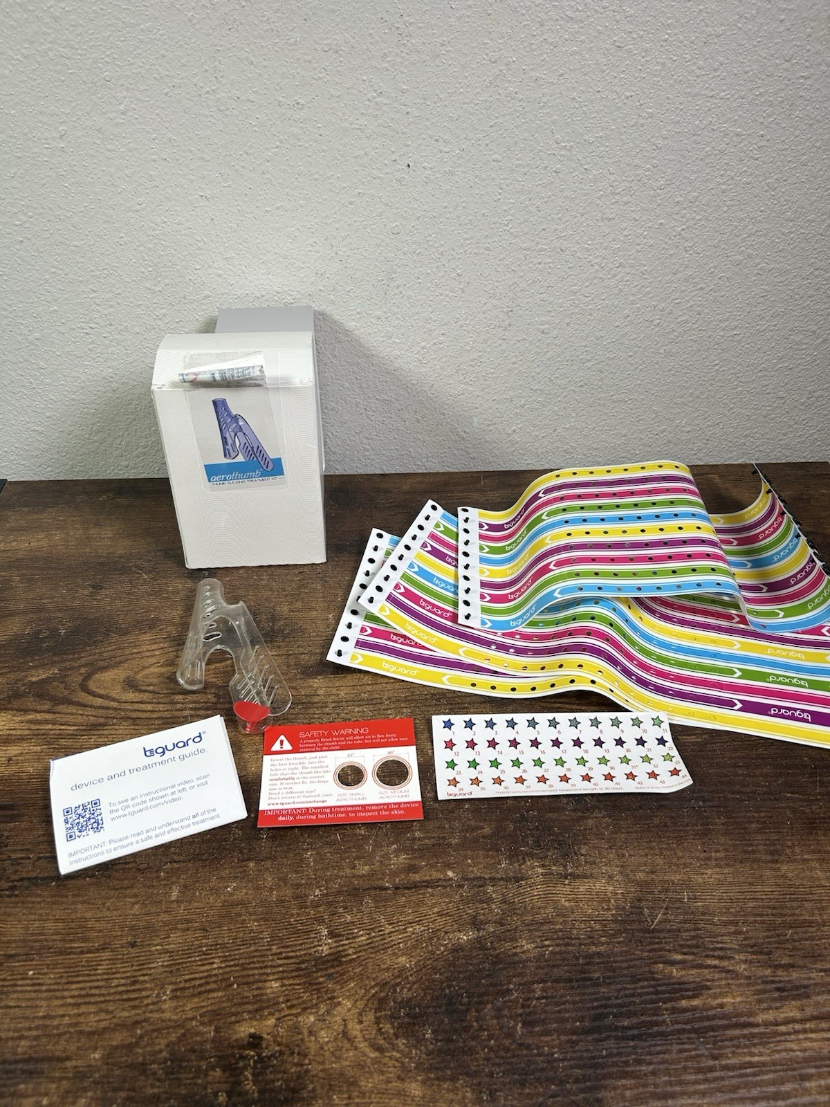 TGuard AeroThumb: Stop Thumb Sucking Treatment Kit Size Small