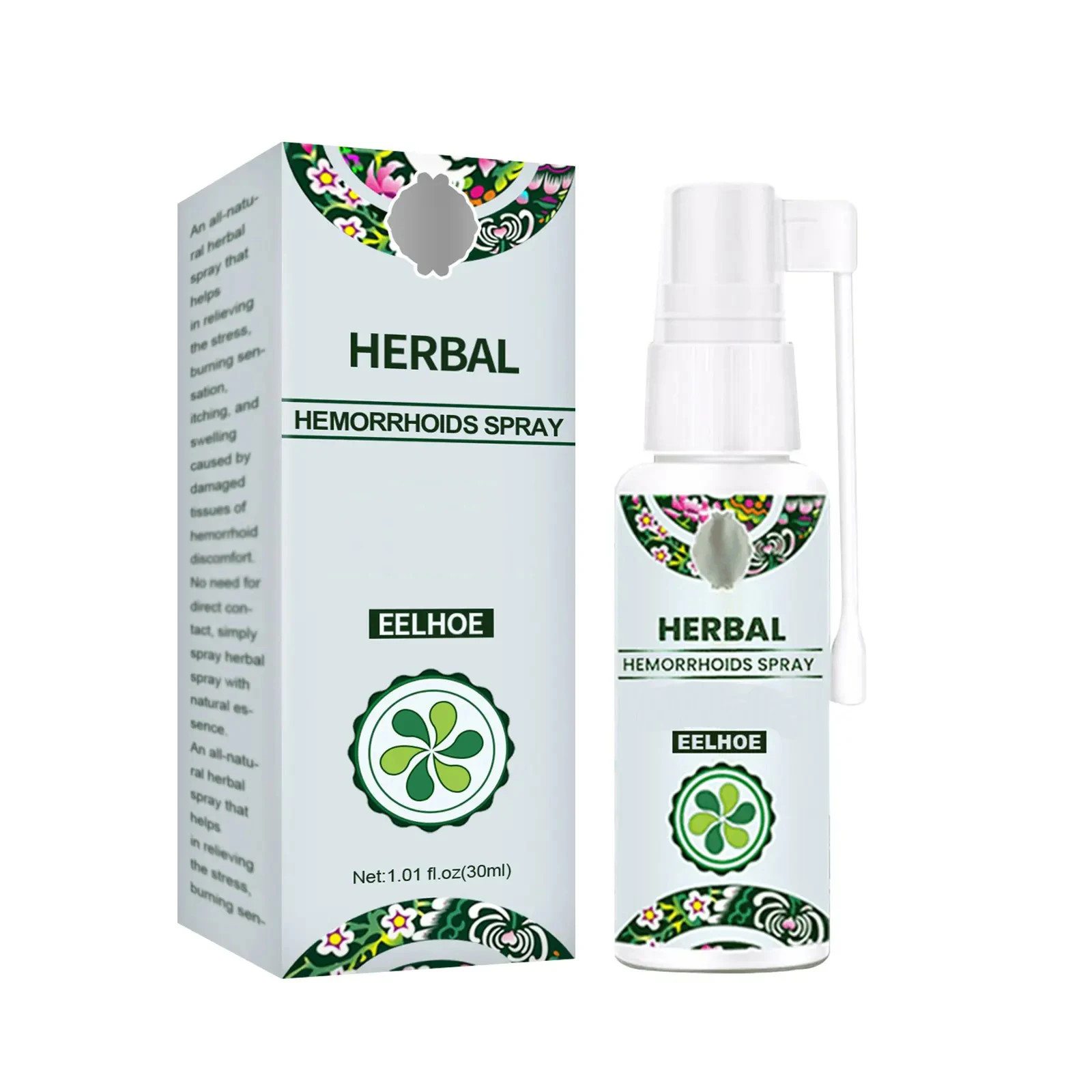 Herbal Hemorrhoid Relief Spray Soothes Discomfort Gentle Body Care 30ml