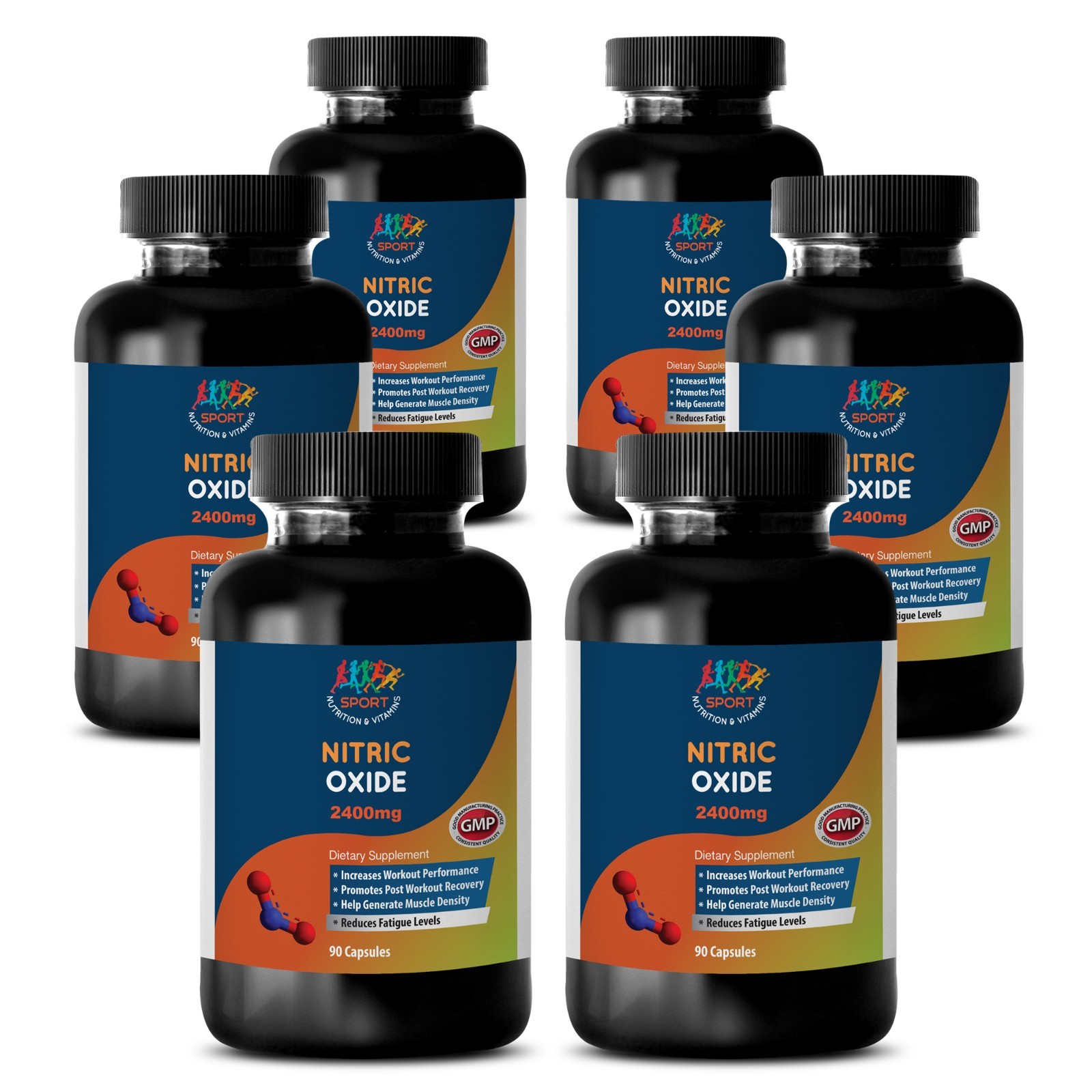 Nitric Oxide Power – 2400 – bodybuilding – L – Argenine Muscle Growth – 6 Bot