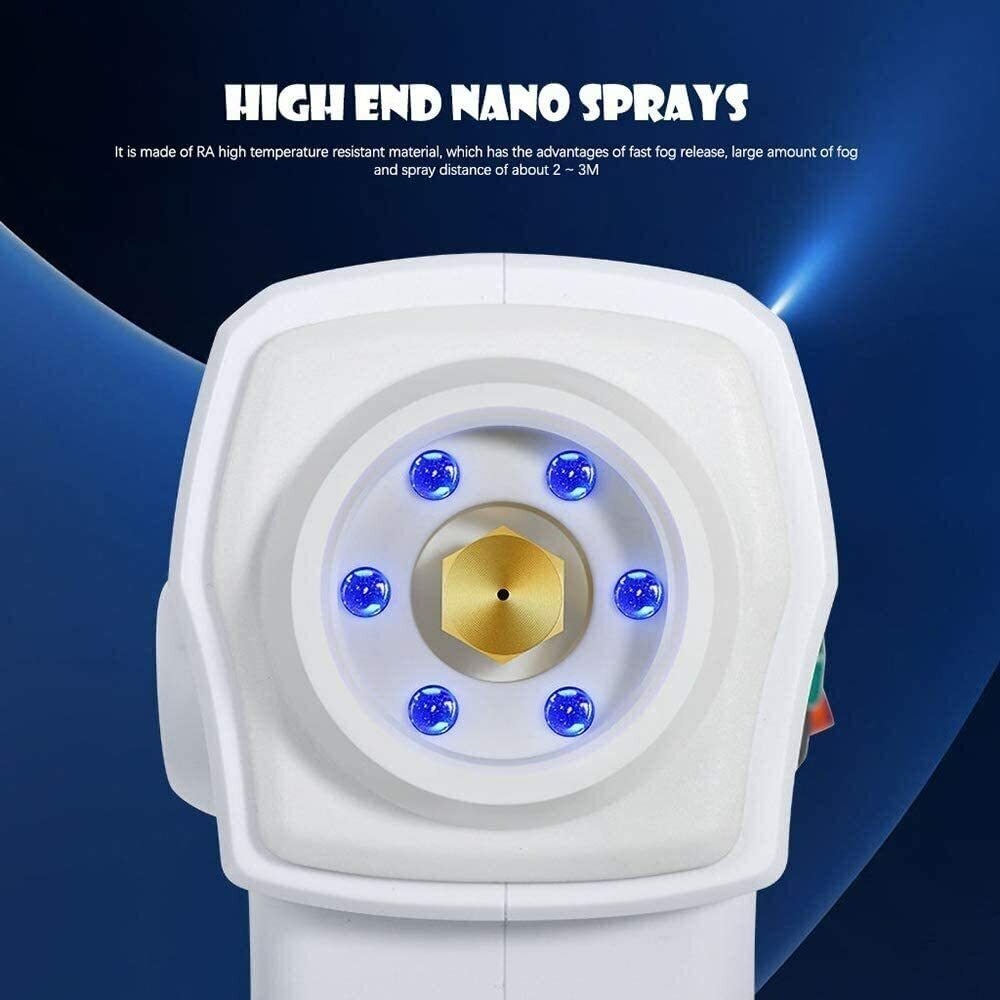 Nano Blue Light Mist Machine Atomizing Fogger Sprayer Handheld ULV Disinfection