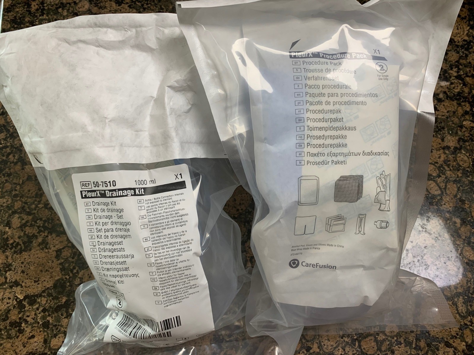 NEW PluerX Drainage Kit, 50-7510, 1000ml Bottles (10 Pack)