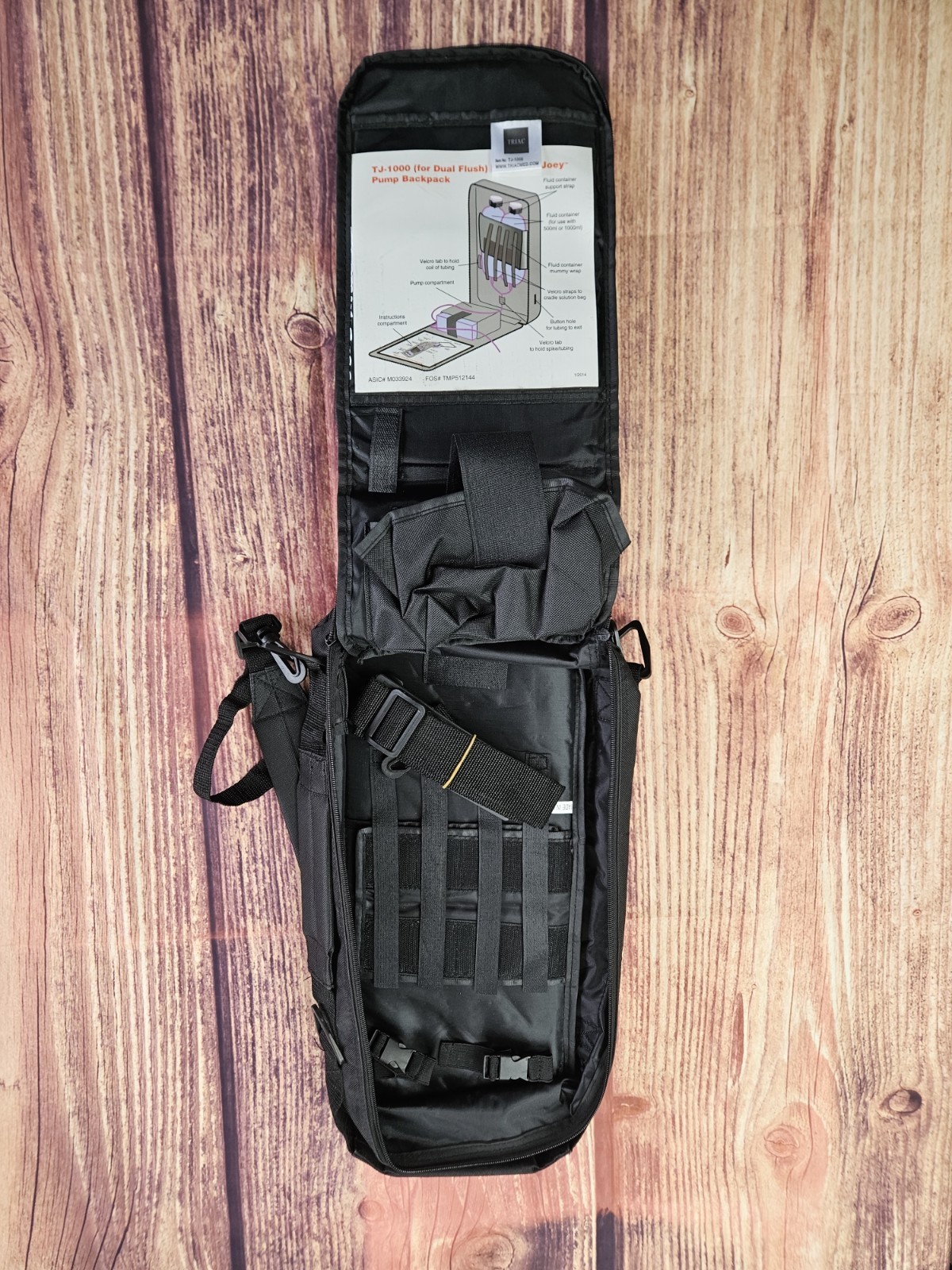 Triac TJ-1000 Joey Dual Flush Enteral Feeding Pump Backpack – Unused No Box