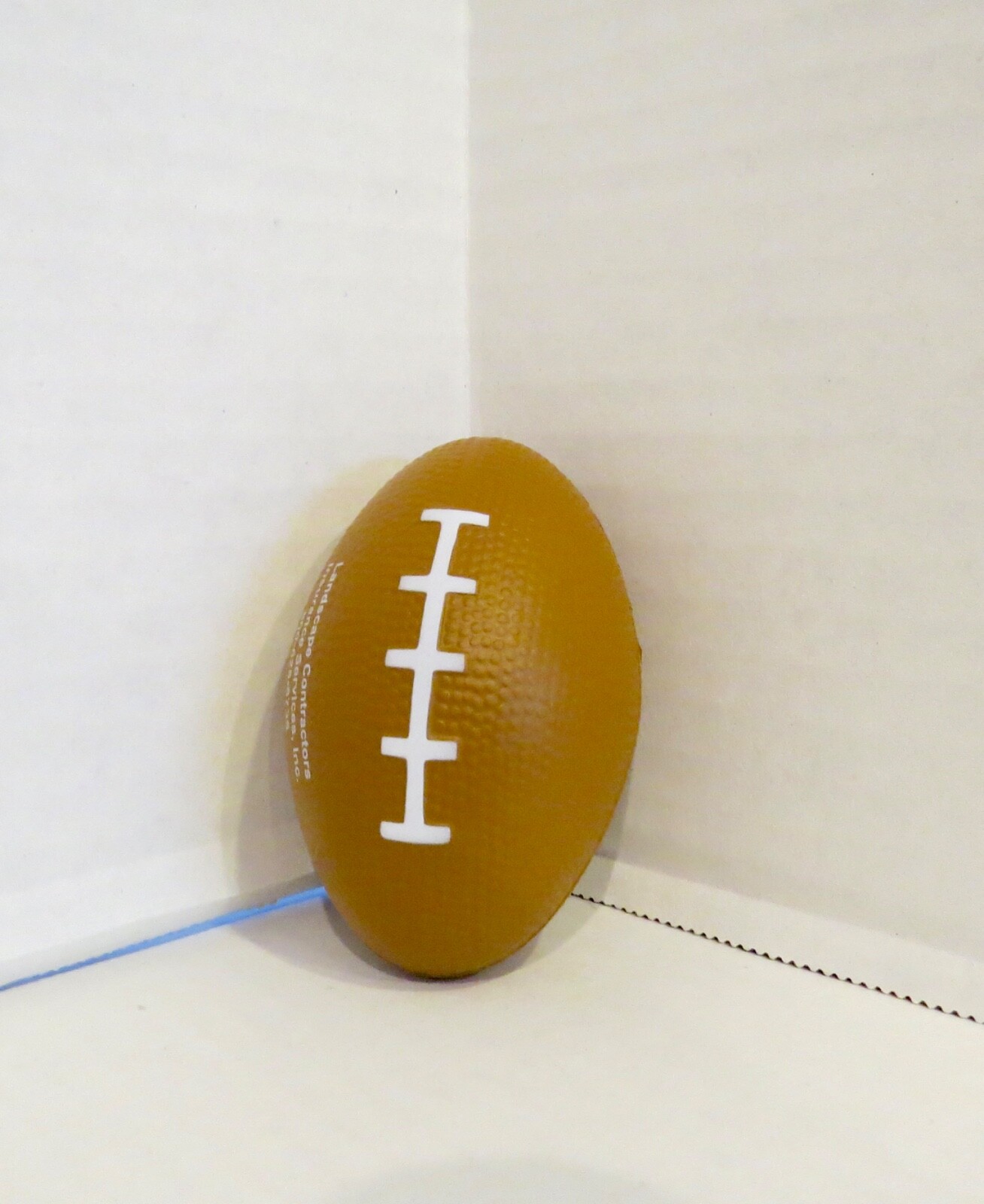 Tan Football Shaped Stress Ball Athlete Coach Novelty W@W!