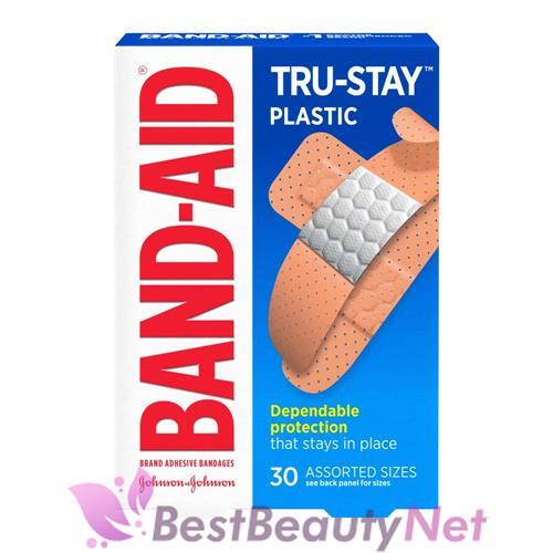 Johnson Johnson Band Aid Tru Stay Plastic Bandages 30 Assorted Sizes