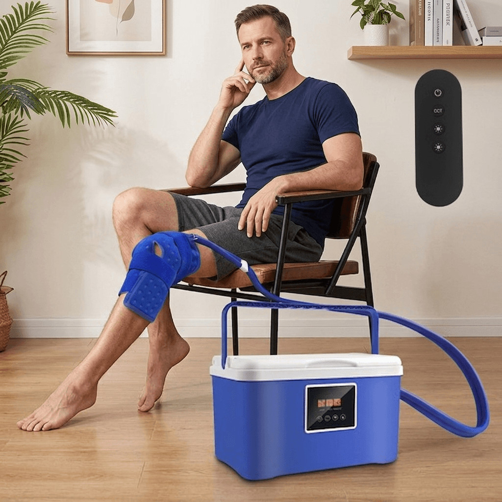 9QT Cold Therapy Machine Ice System with Remote Programmable Timer Knee Relief