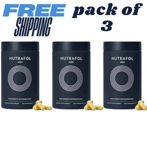 Pack of 3 Men’s Hair Growth Supplement 360 Caps – USA Seller Fast Shipping