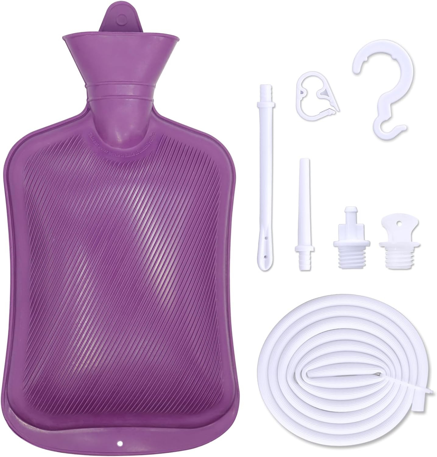 Coffee Enema Bag Kit, Douche Bag Combination Kit for Men and Women 5Ft PVC Hose,