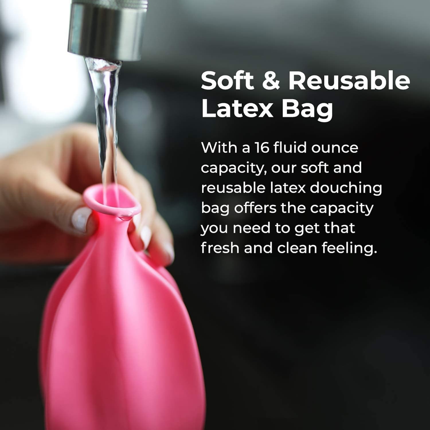 Eco-Friendly Douche Kit with 16 Oz Leakproof Cleansing Bottle – Travel Ready
