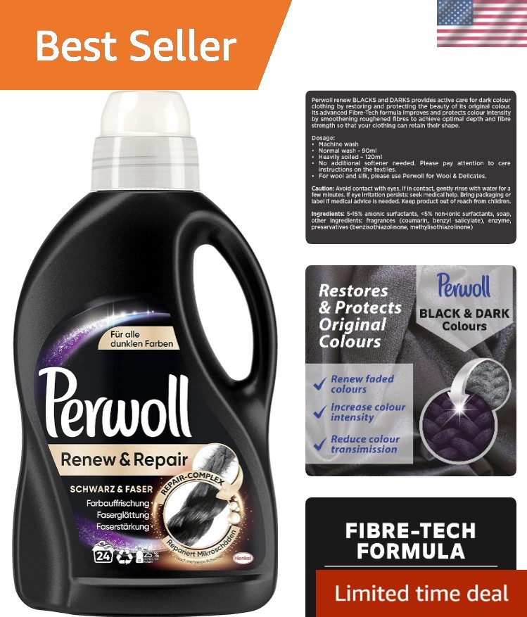 Liquid Detergent Renew Repair Black Darks 24 Loads 1.4L Perwoll