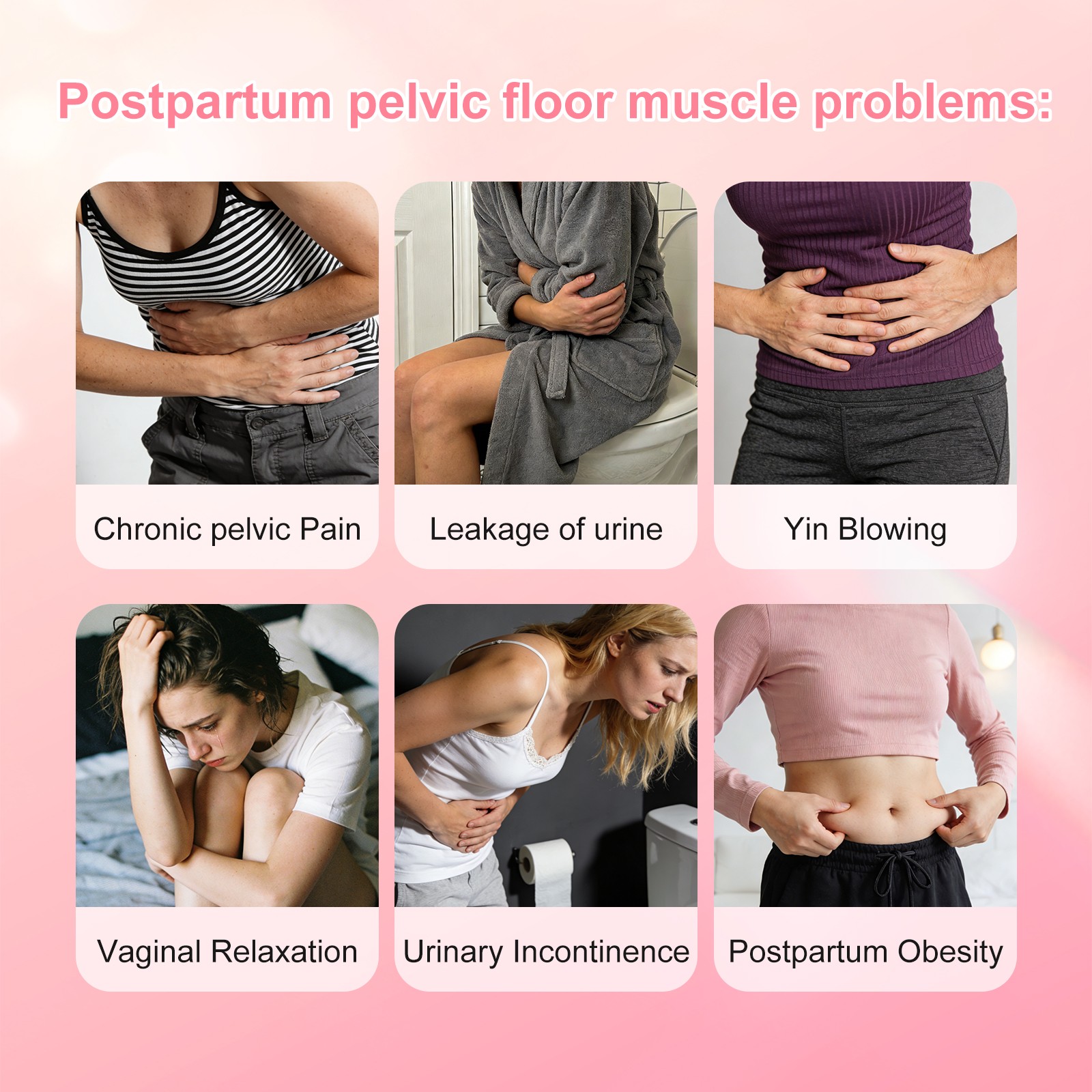 Pelvic Floor Kegel System Rechargeable Women Vaginal Tightening Home Care