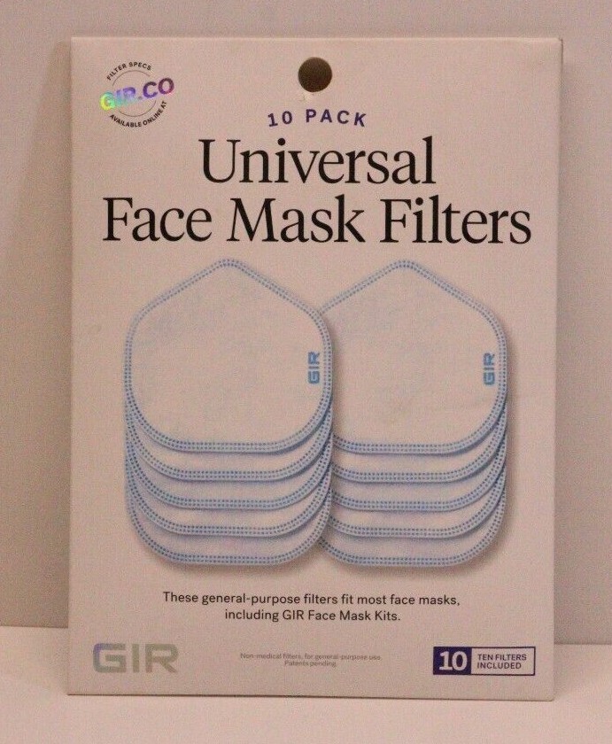 GIR Universal 10-Pack White Disposable One Size Fits Most NEW