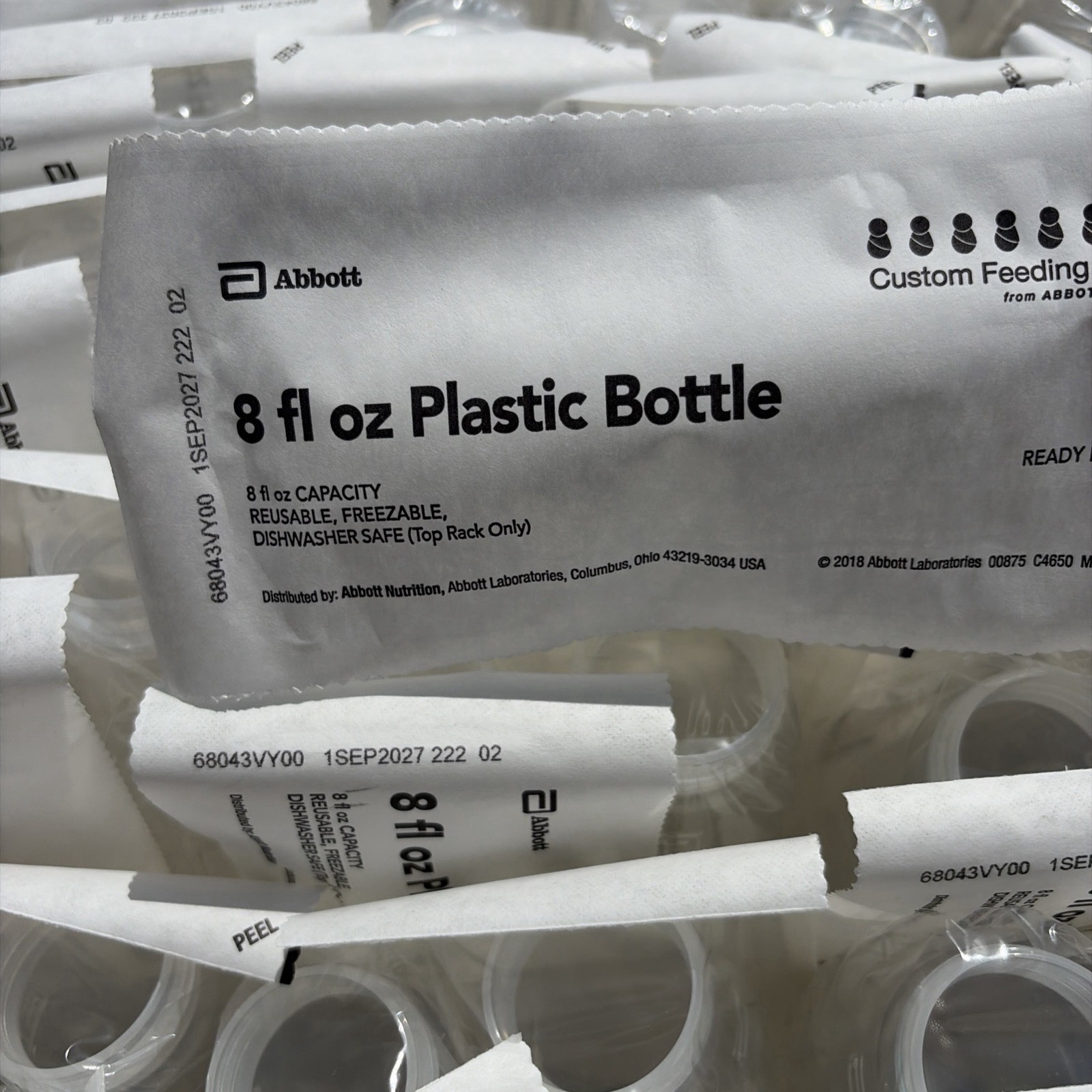 Abbott 8 Fl oz Bottles (20-Pack) NEW & SEALED – Free Shipping In Date 1SEP2027.