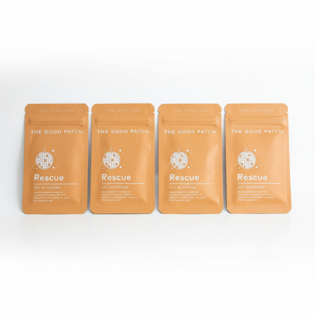 The Good Patch Rescue 16 Patches (4×4) DHM Vitamin B1 Recovery After Night Out