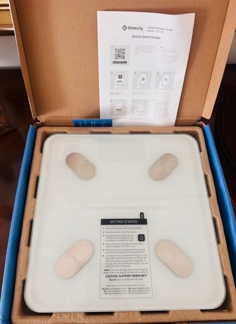 Track Body Composition Changes – Etekcity Smart Scale with App Sync, bluetooth.