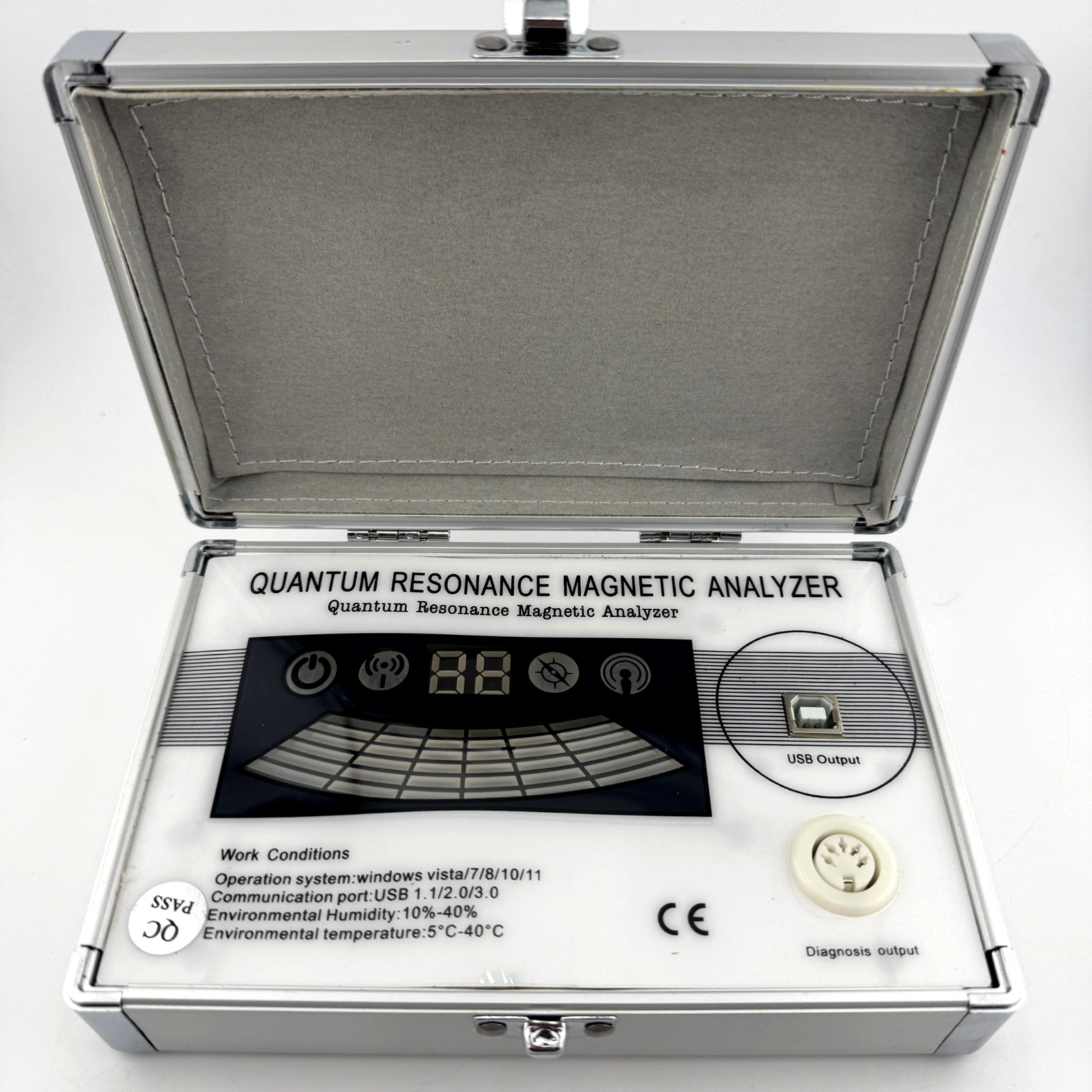 Quantum Resonance Magnetic Health Analyzer for Body Health Care English& Spanish