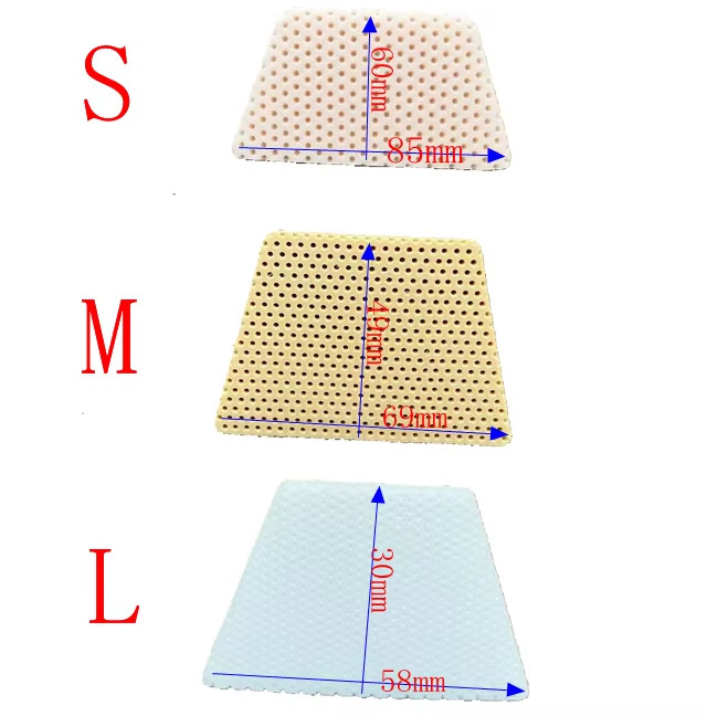100pcs 1.6mm thick external nasal splint thermoplastic aquaplast sheets nose use