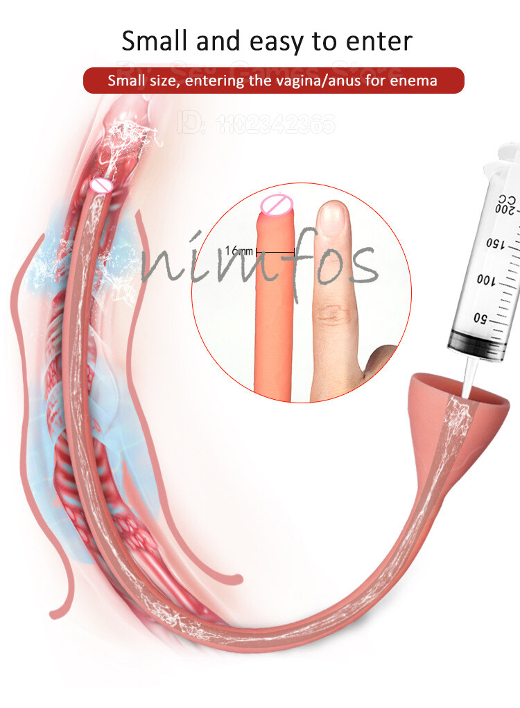 58cm/88cm/118cm Shower Enema Vaginal Anal Wash Colon Douche Nozzle Cleaning Tube