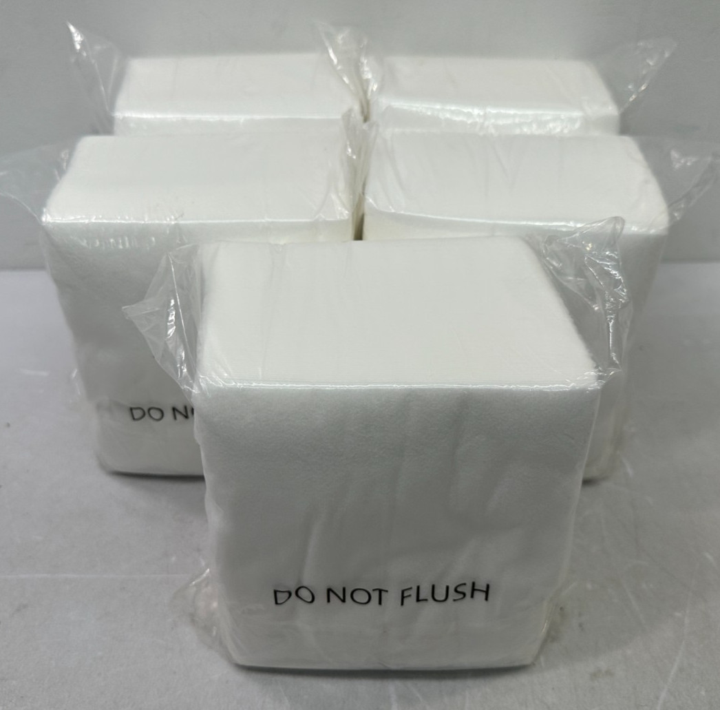 LOT of 5 PK Dry Washcloths Multi Purpose Disposable – Unknown size and quantity