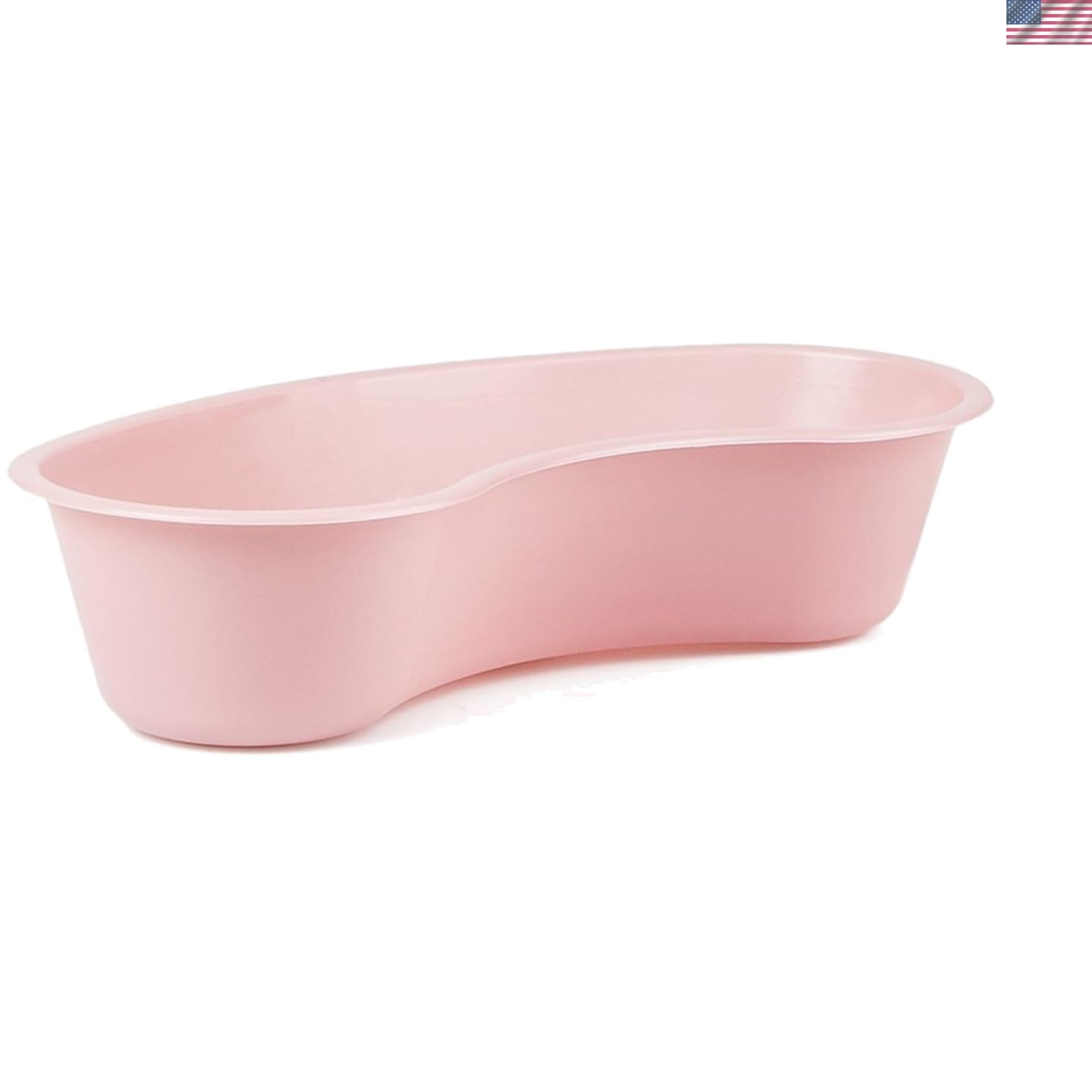 5 Unused 500cc Salmon-Pink Kidney Basins – Perfect for Organization & Crafts