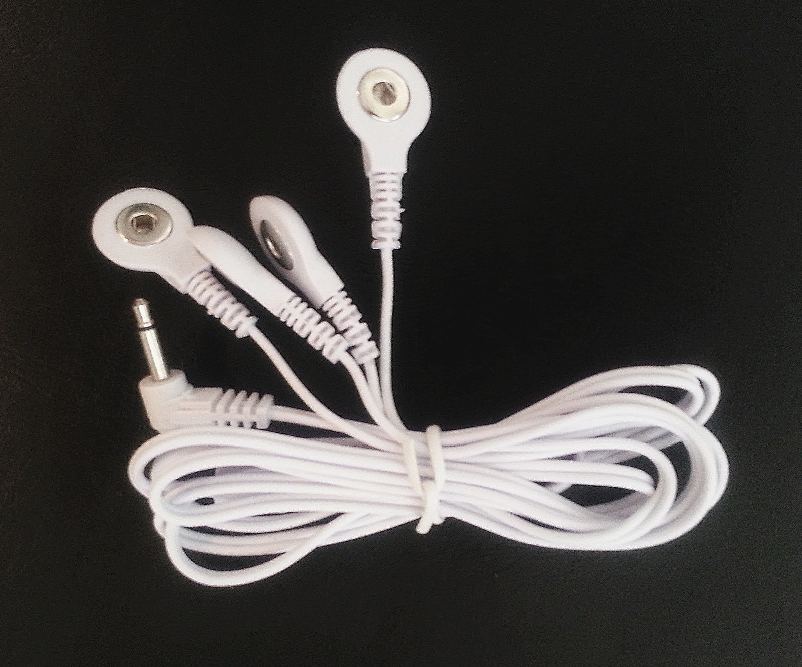 COMPATIBLE OMRON PM3030, HV-F127, HV-F128 ELECTRODE WIRE (4 SNAP) w/ 8 PADS NEW