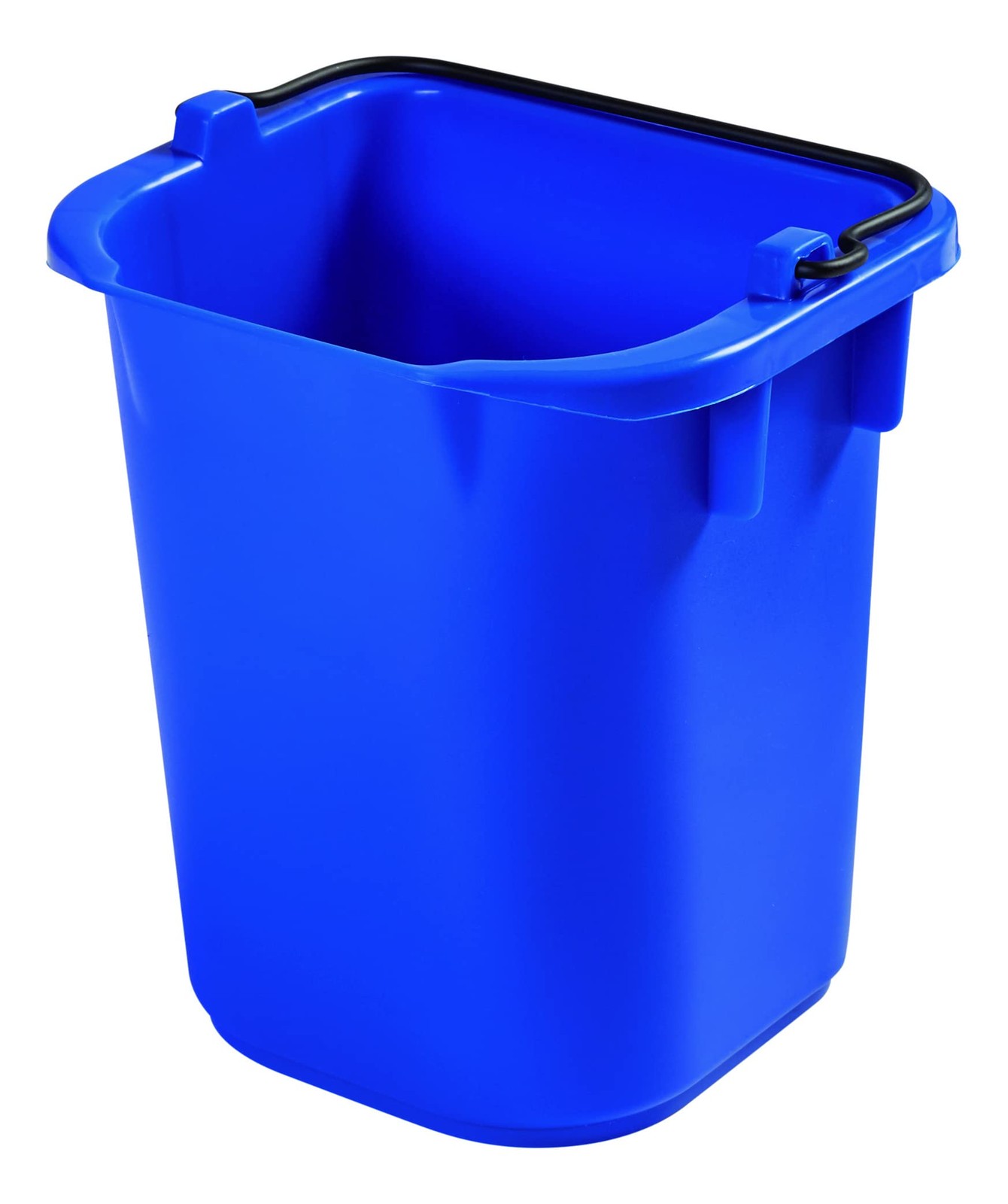 Cleaning Pail 5 Quart Blue Heavy Duty Utility Bucket Spout Handle Rubbermaid