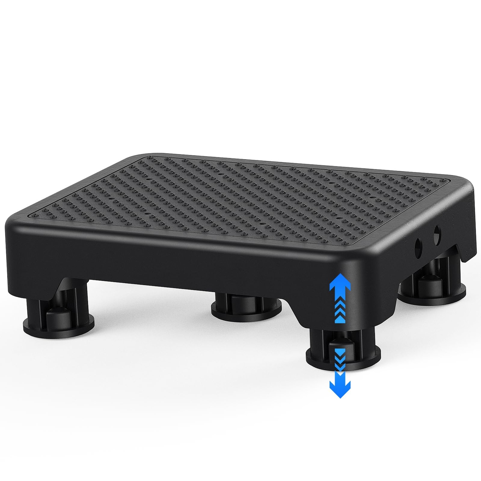 Mobility Step Stool 600lb Capacity Anti Slip Portable Black SAKSCJ101BB Adults