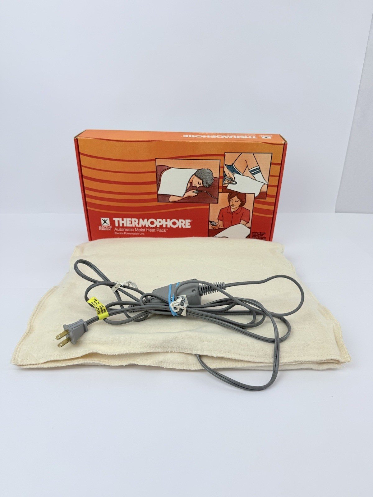 VTG 1984 Thermophore Automatic Moist Heat Pack Model 055 Heating Pad 14” x 27”