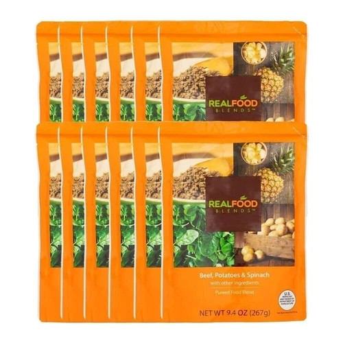 Real Food Blends Beef, Potatoe & Spinach 12 pack