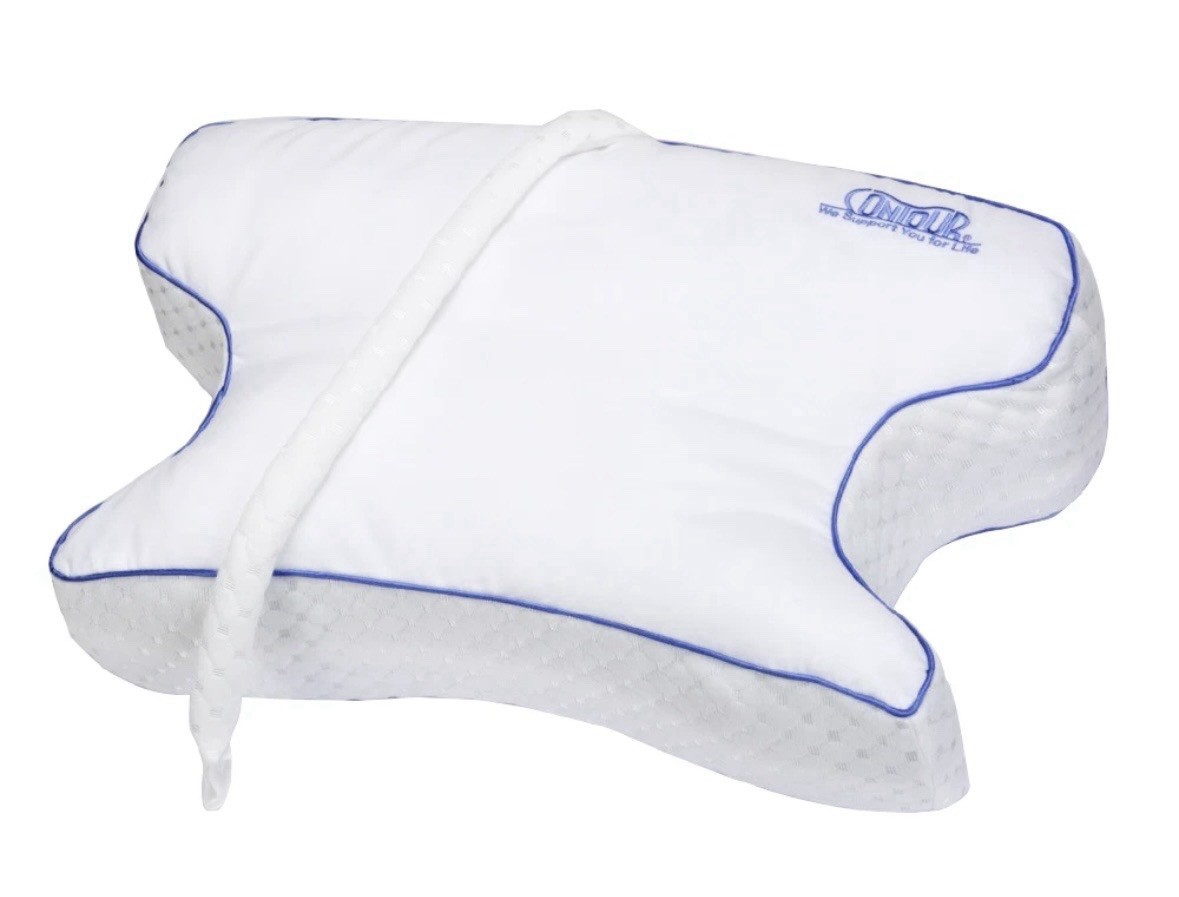 Contour CPAPMax 3-in-1 Adjustable CPAP Comfort Pillow Ventilated Foam Side Back