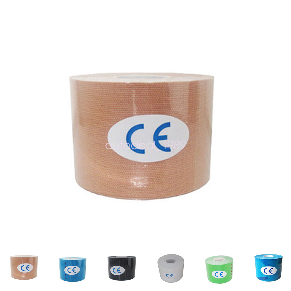 1 Roll Muscle Tape Sports Athletic Elastic Physio Kinesiology Bandage