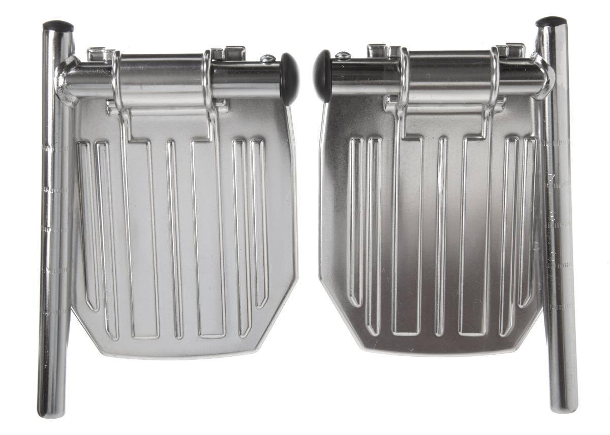 Aluminum Wheelchair Footplate, Pair of 2
