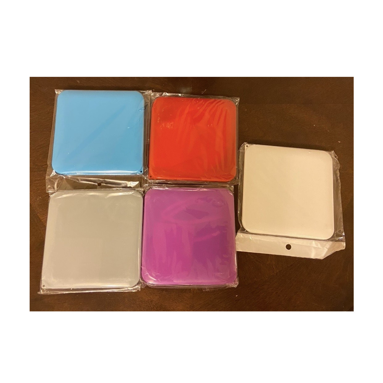 Face mask case 22 Pack – White, Blue, Purple, Red