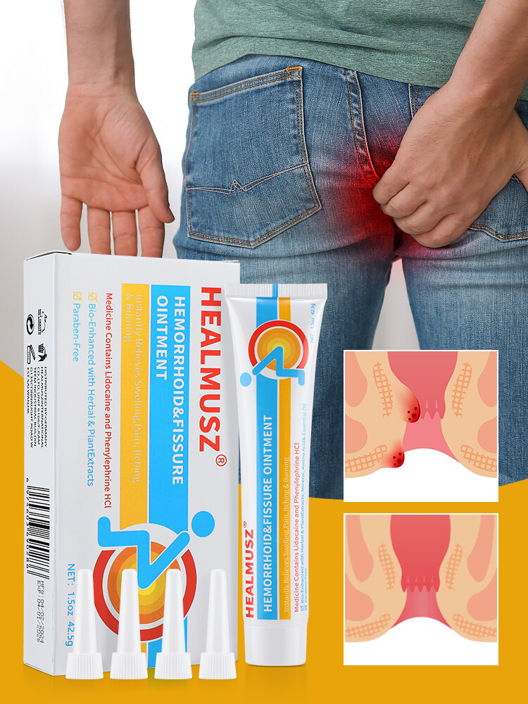 1~10X Hemorrhoids Remove Ointment Herbal Cream Relief Piles Pain Reduce Itching