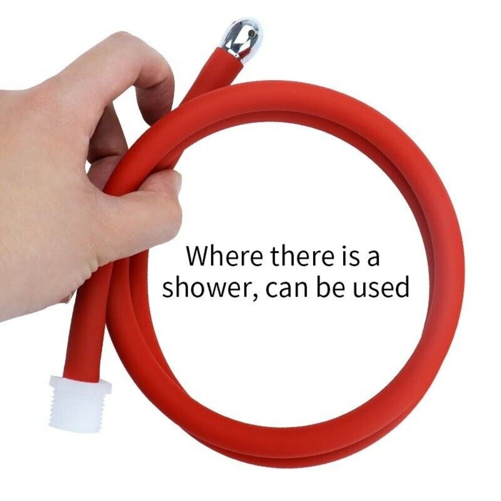 Enema System Vaginal Anal Shower Cleaner Tube Wash Silicone Colon Douche Nozzle