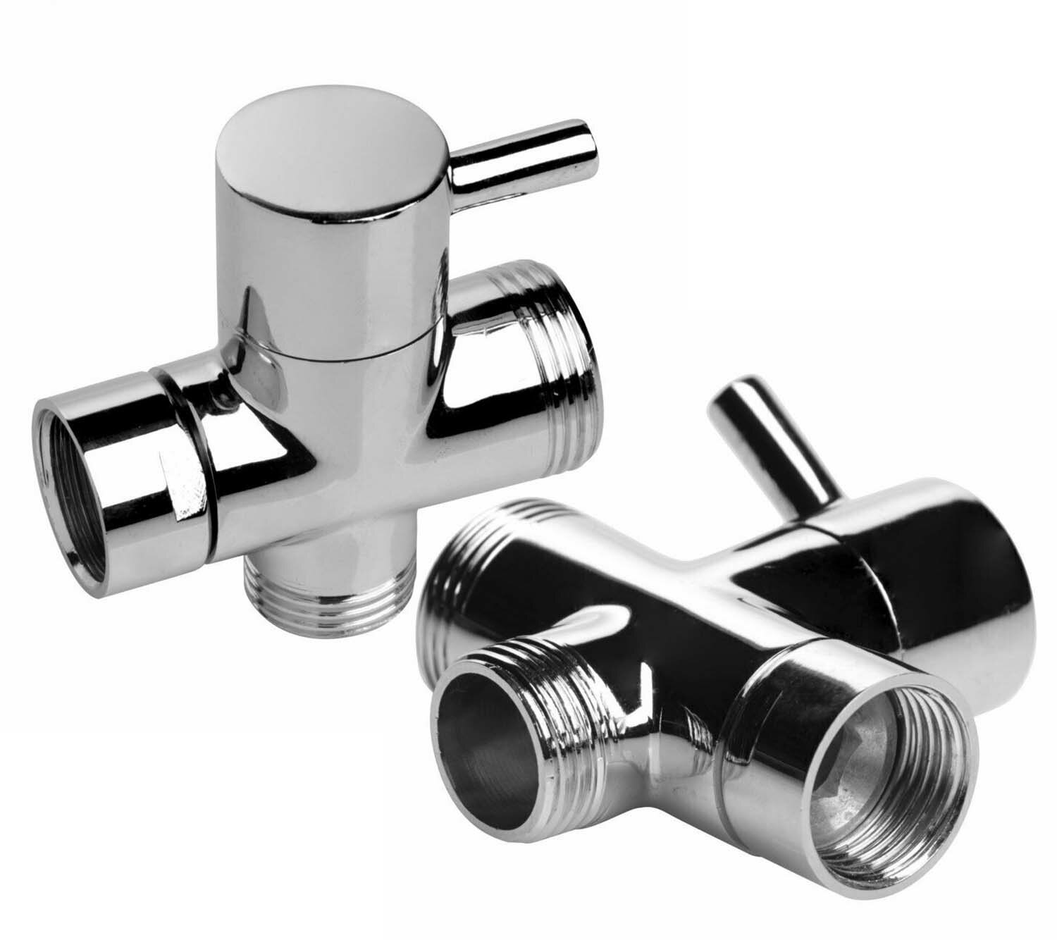 CleanStream Diverter Switch Shower Valve System Head Water Flow Control Enema