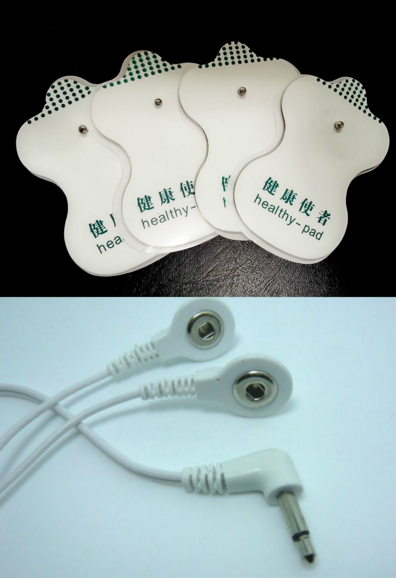 OMRON COMPATIBLE ELECTRODES REPLACEMENT MASSAGE PADS (24) WITH 3.5mm LEAD CABLE