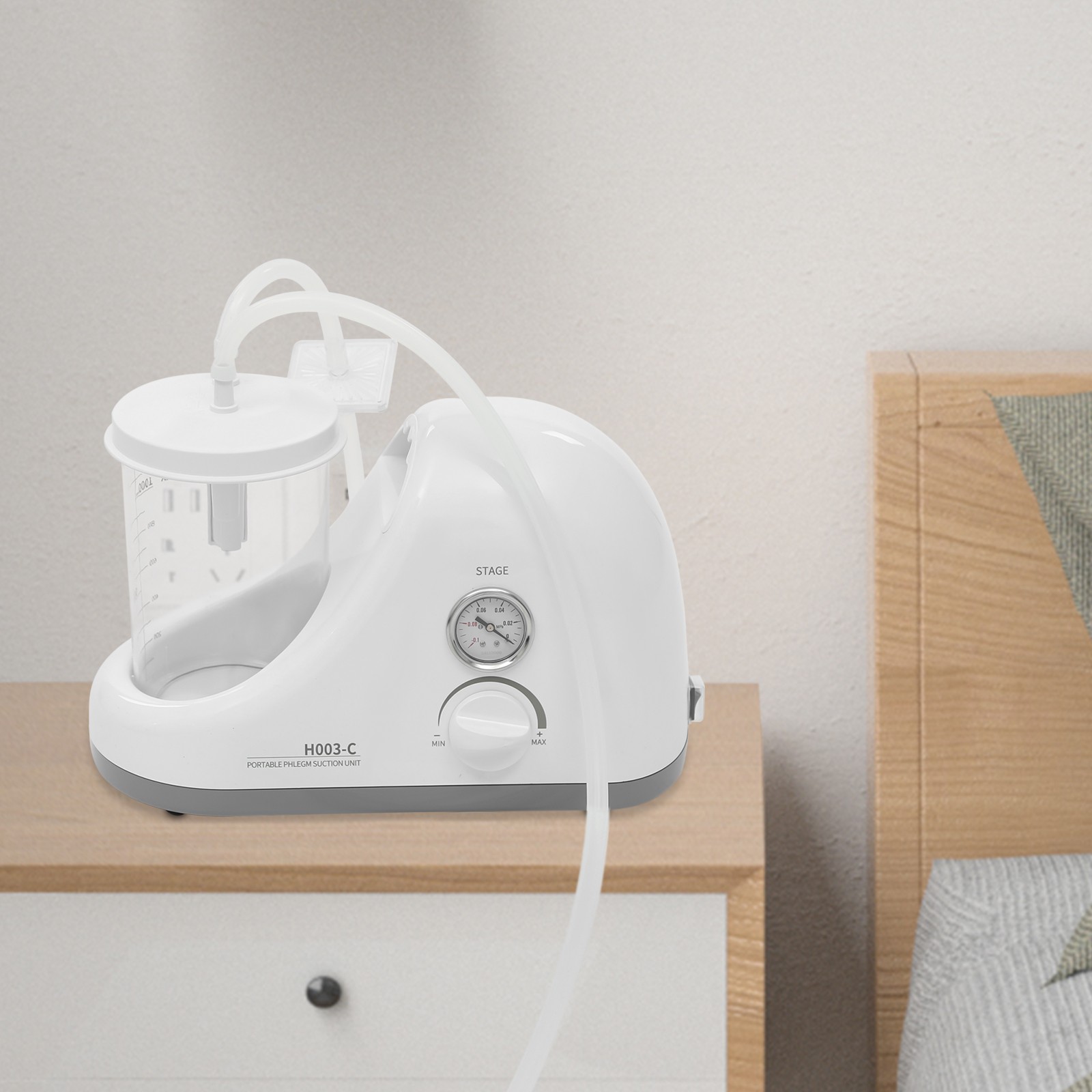 Portable Phlegm Suction Machine, Portable Phlegm Suction Unit AC 110V 250W