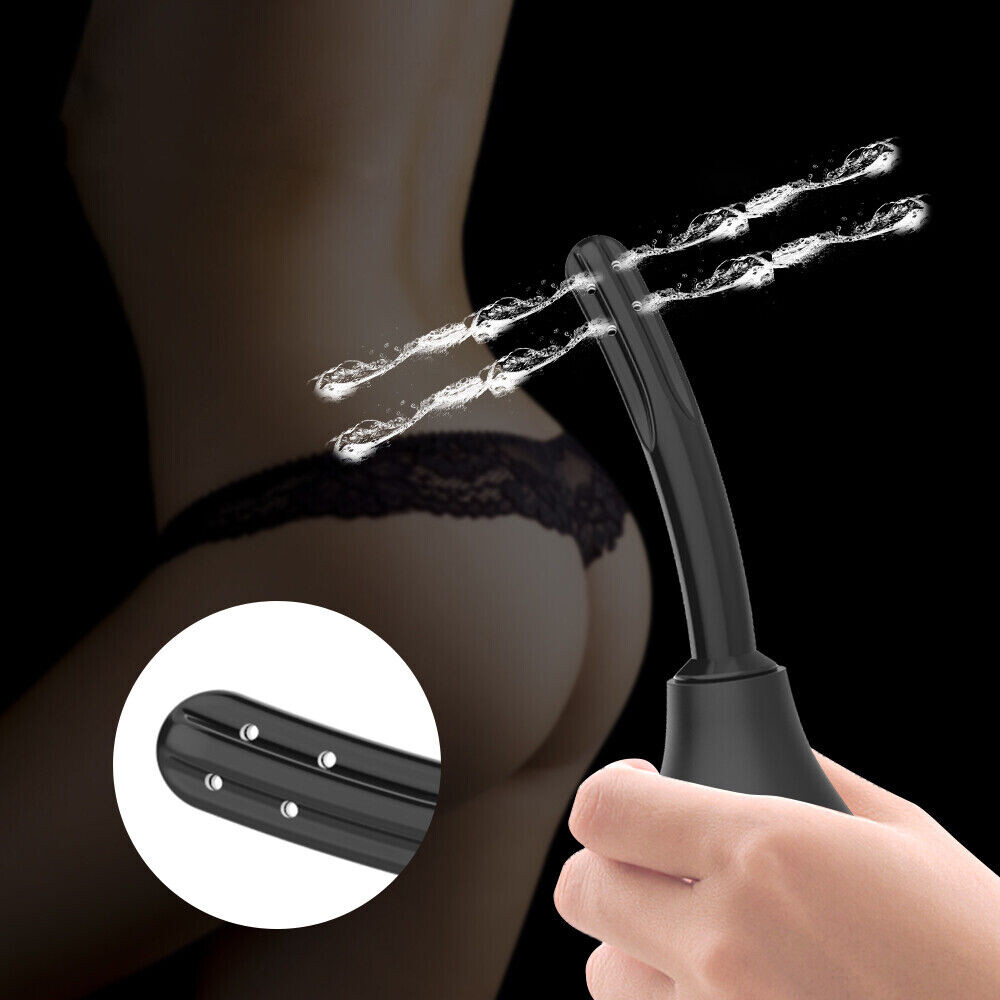 Anal Vaginal Bulb Douche Enema Irrigation Colonic Cleaner Rectal Syringe Kit